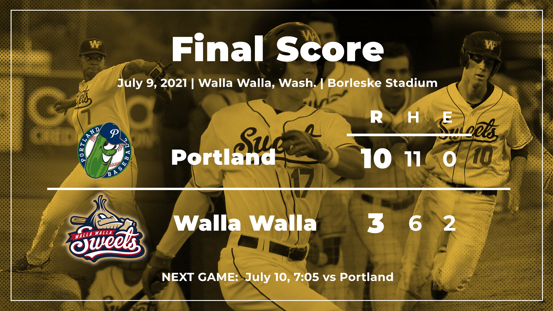 Sweets Final Score Graphic 7-9